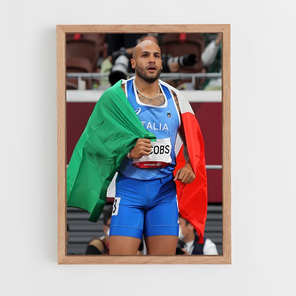Poster Le Drapeau de l'Élégance – affiche Athlétisme (vue 4)